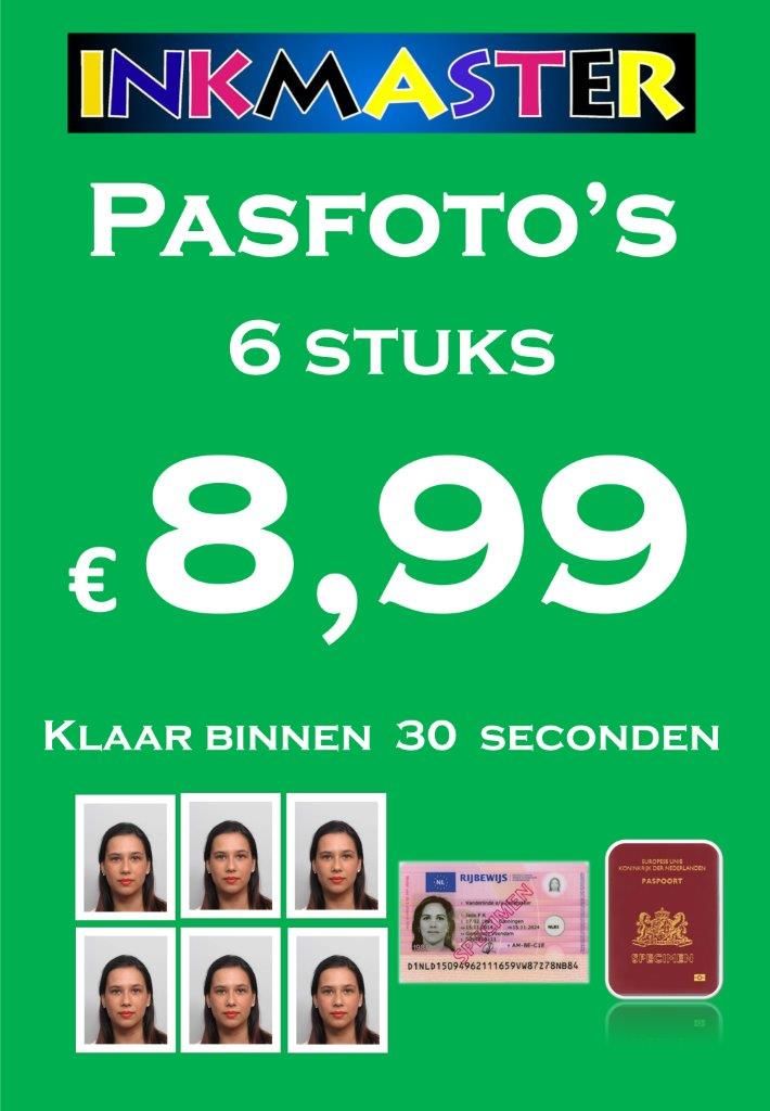 Pasfoto paspoort zoetermeer